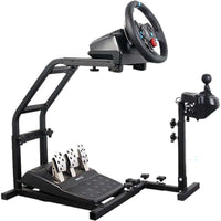 Thumbnail for Gaming wheel stand with iron frame front view