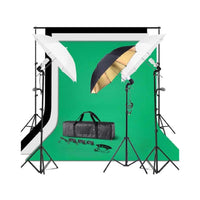 Thumbnail for Photography studio set with three muslin backdrops