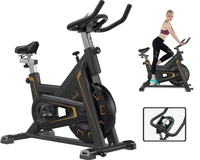 Thumbnail for Home Spinning Bike Indoor Exercise Bike Office Fat Burner Fitness Equipment Foot Pedal Exercise Bike