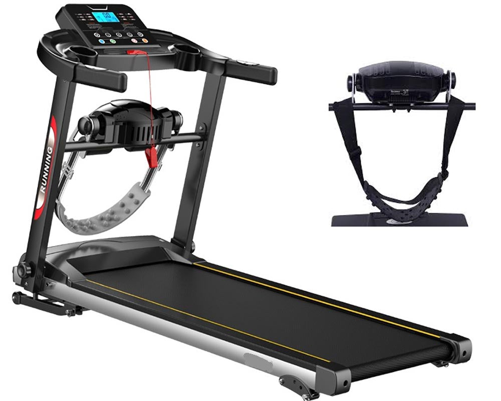 Treadmill with safety features for home use