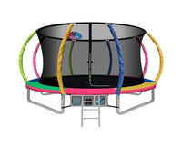 Thumbnail for High density padding on trampoline rails