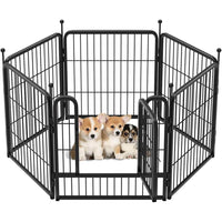 Thumbnail for Dog playpen used indoors with floor protection