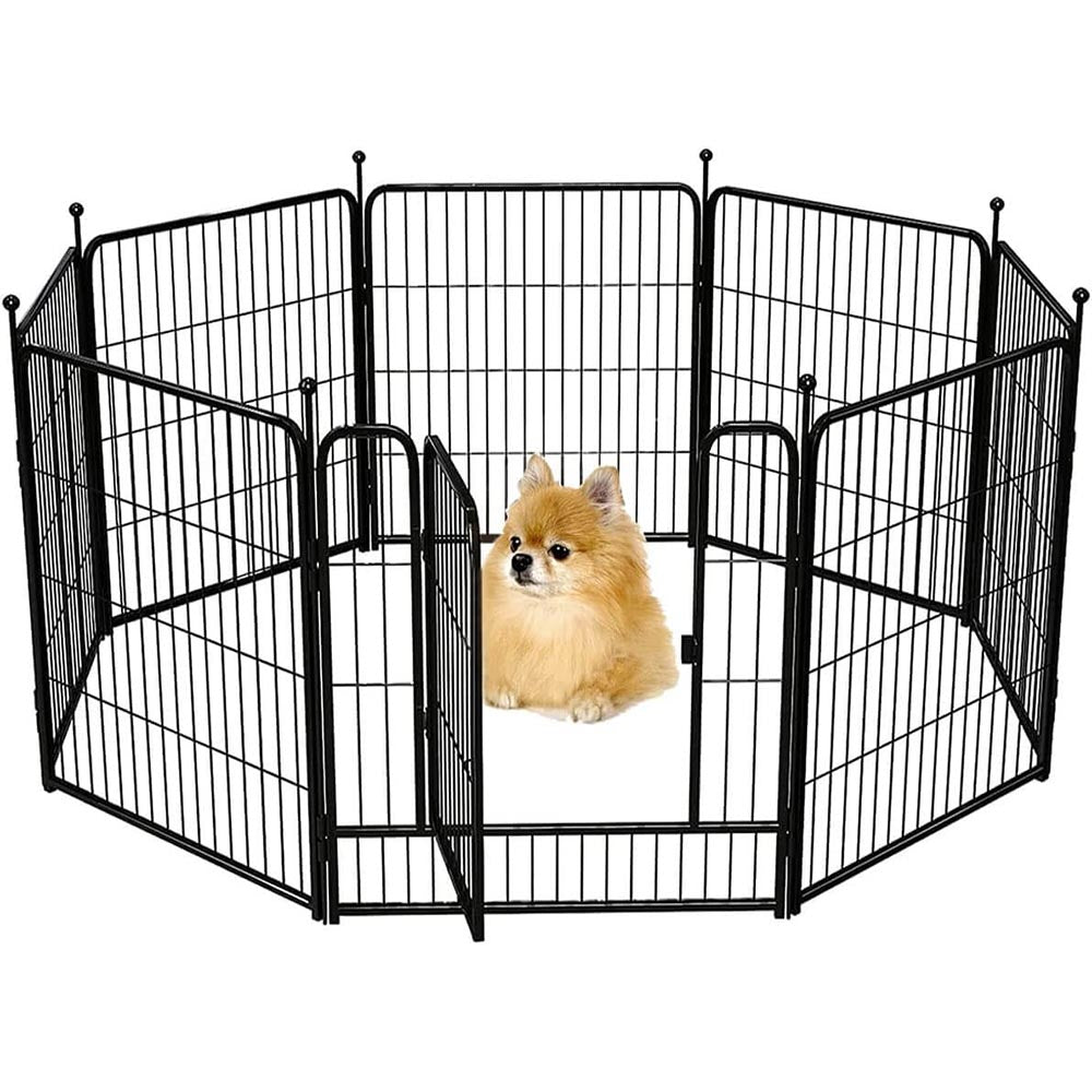 Dog playpen corner panel detail