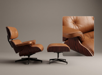 Thumbnail for Replica Chair with Ottoman