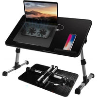 Thumbnail for Laptop desk table with snack tray use