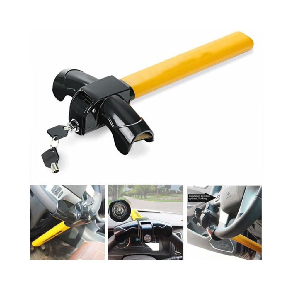 Steering wheel lock packaging and user manual