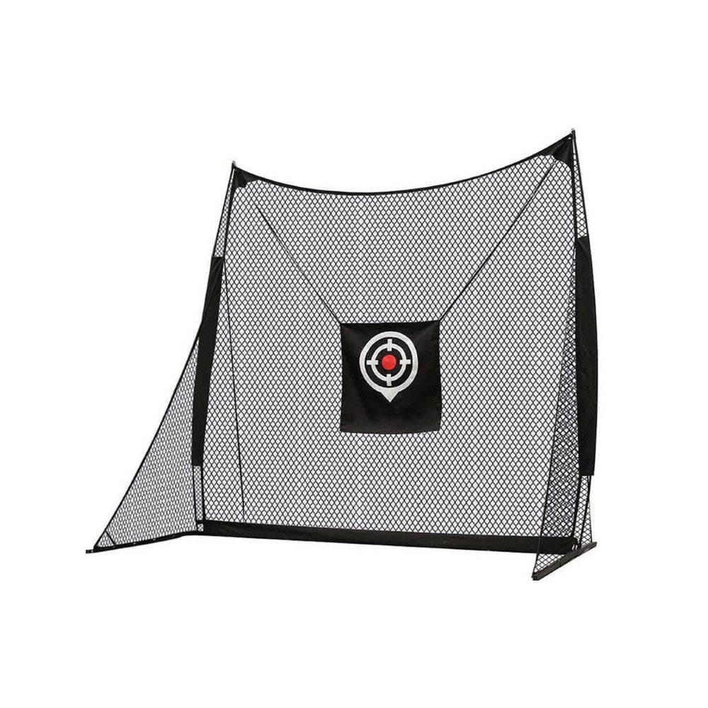 Portable golf practice net with bag