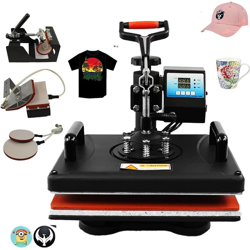 Heat press machine used for t-shirt printing