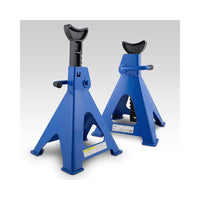 Thumbnail for Pair of heavy duty axle stands with wide pyramid base