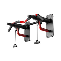 Thumbnail for Wall mounted pull up bar front view with angled grips