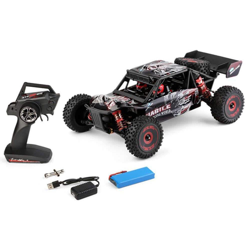 4WD high speed RC car brushless motor front view