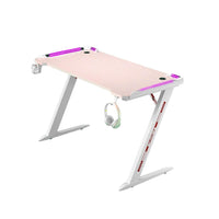 Thumbnail for Top view of gaming desk with smooth carbon fibre surface