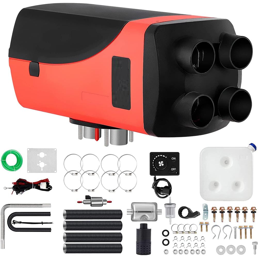 8KW 12V diesel air heater with knob switch
