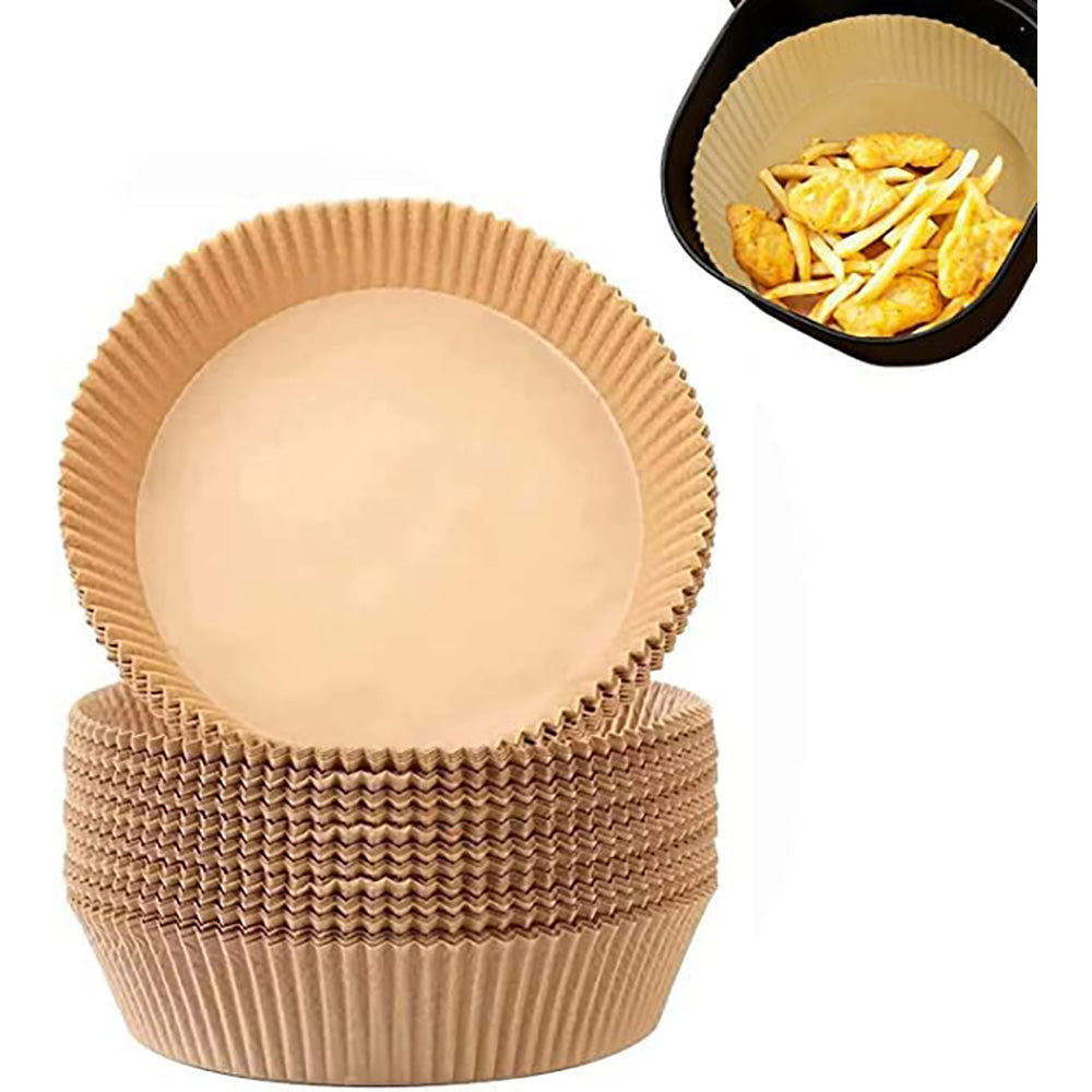 Disposable air fryer paper liners round shape