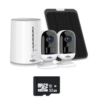 Thumbnail for Outdoor security camera system with included 32GB SD card