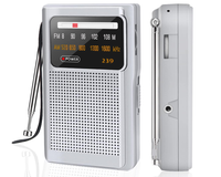 Thumbnail for Portable AM FM radio with telescopic antenna extended