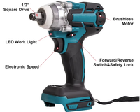 Thumbnail for Electric Impact Wrench Makita Compitable