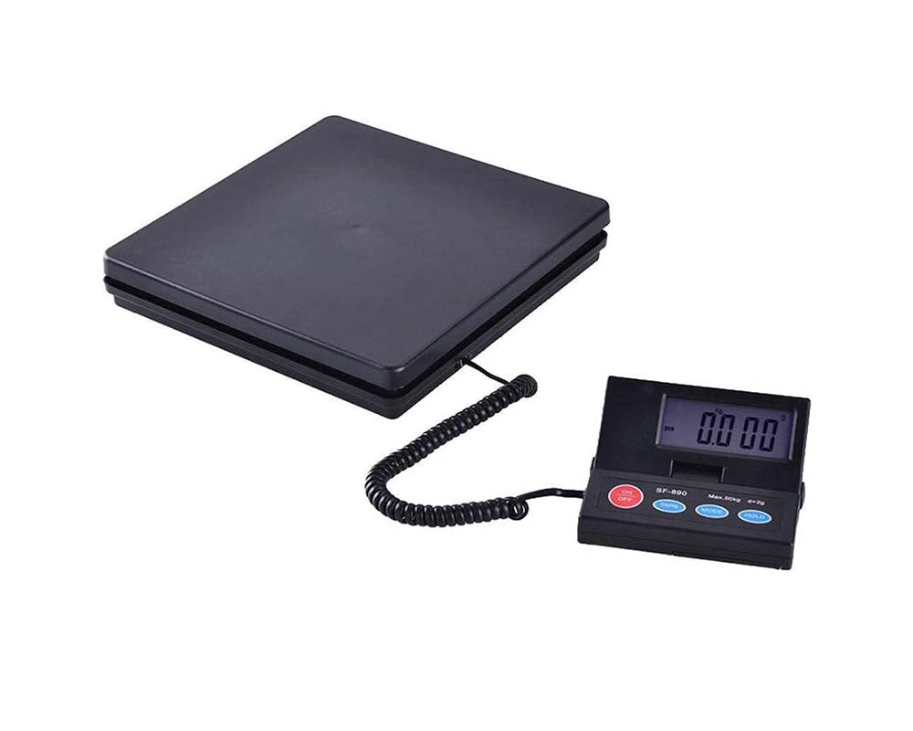 Digital scale powered by batteries or power supply