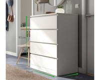 Thumbnail for Chest of Drawers Tallboy 4 Drawers Tall Boy