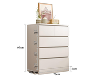 Thumbnail for Chest of Drawers Tall boy 5 Drawers tallboy