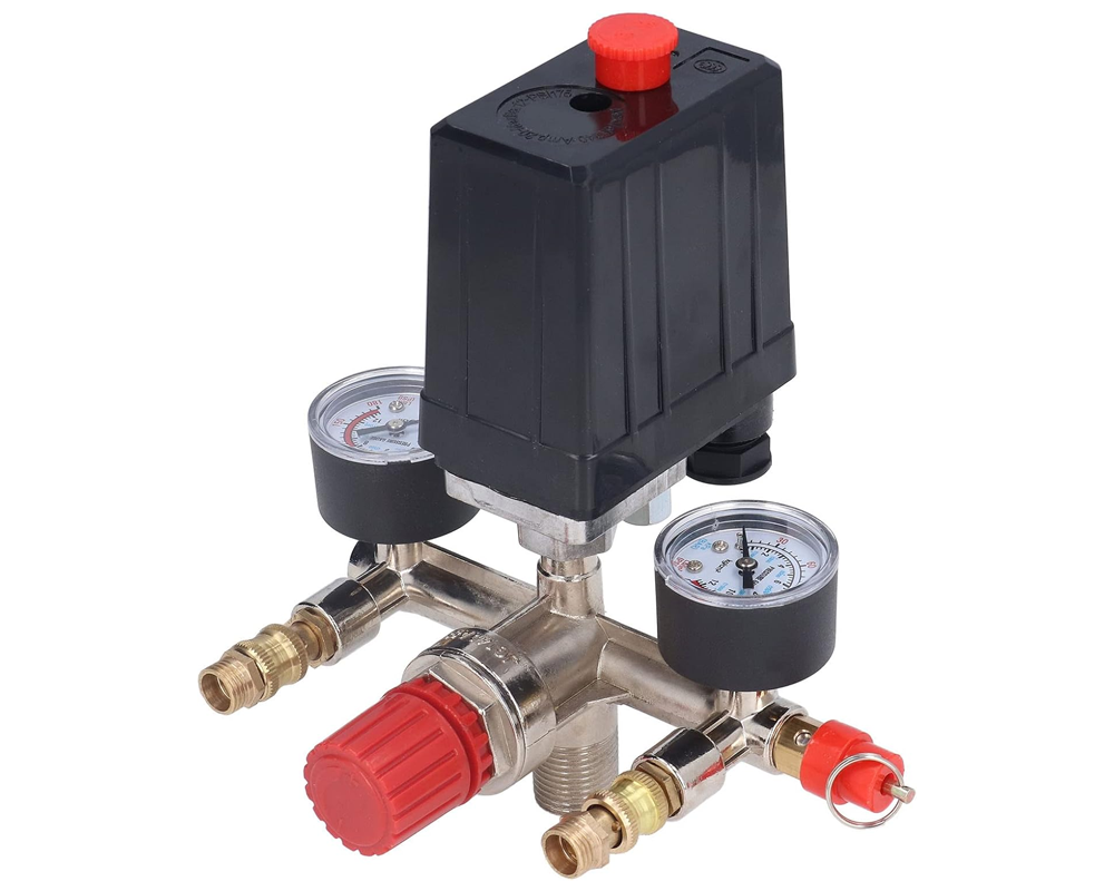 Red onoff switch knob for easy operation