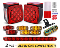 Thumbnail for Trailer light kit with license plate bracket