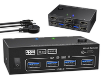 Thumbnail for USB KVM Switch Splitter 4 Ports