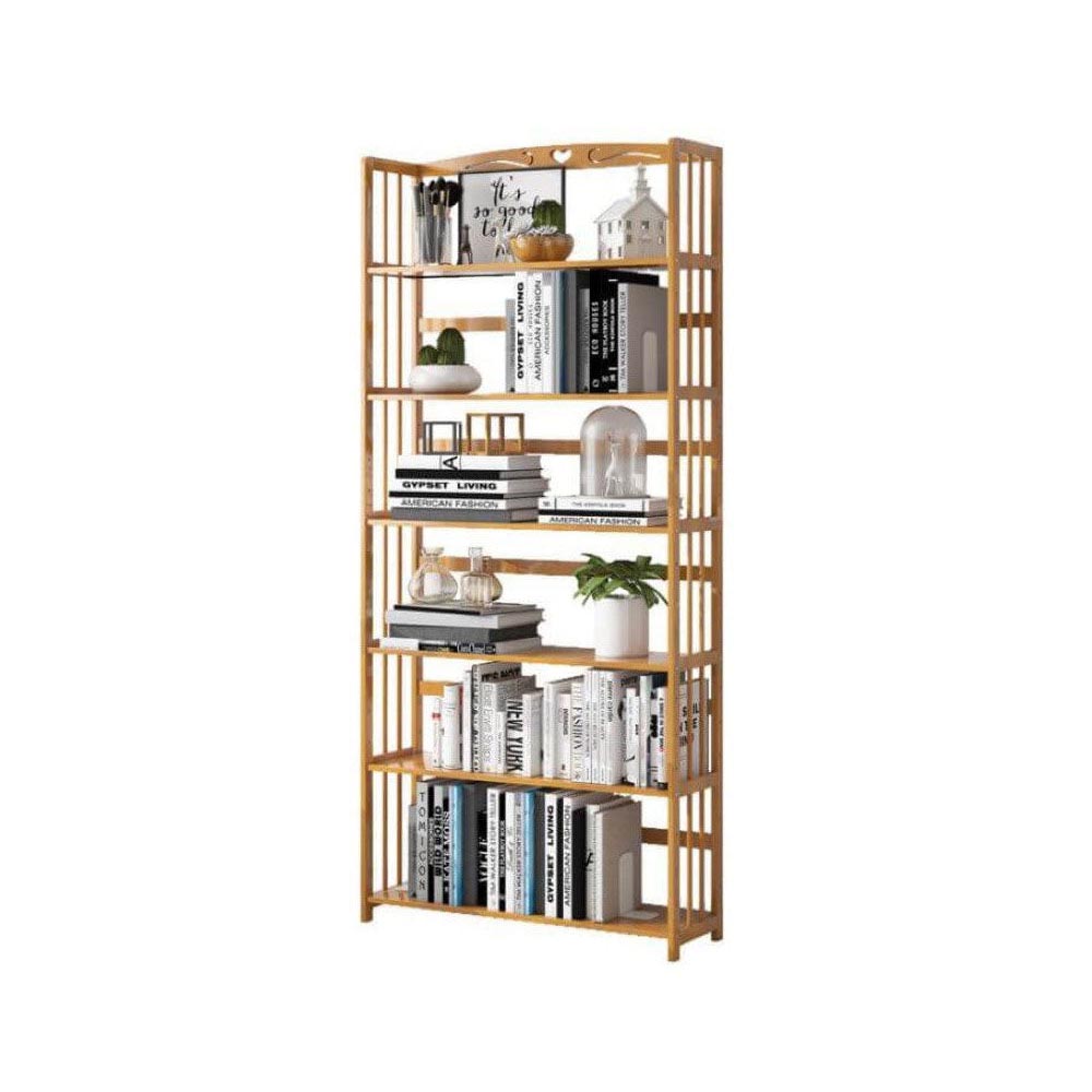 Side view showing shelf depth and height