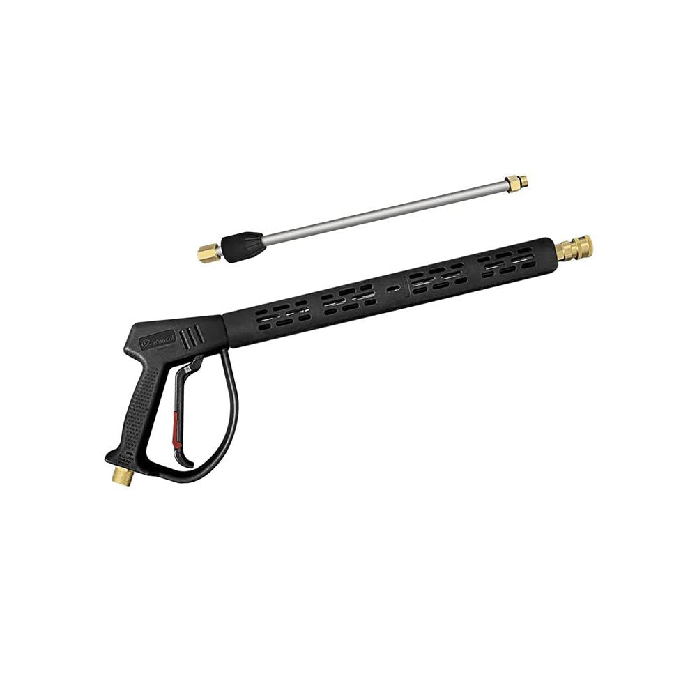 Pressure washer spray assembly with M22 connection plug