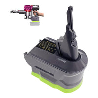 Thumbnail for Ryobi to Dyson battery adapter in hand for scale