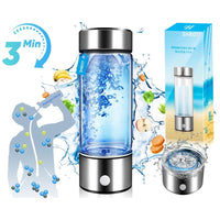 Thumbnail for Hydrogen water bottle with user manual