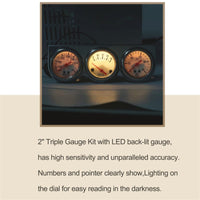 Thumbnail for Volt meter gauge from Oil Pressure Gauge Kit close-up