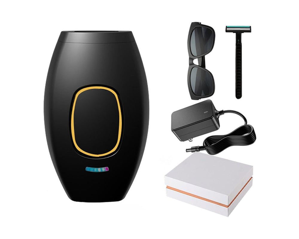 IPL laser hair removal device in bathroom setting