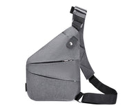 Thumbnail for Travel sling bag with back zipper pocket