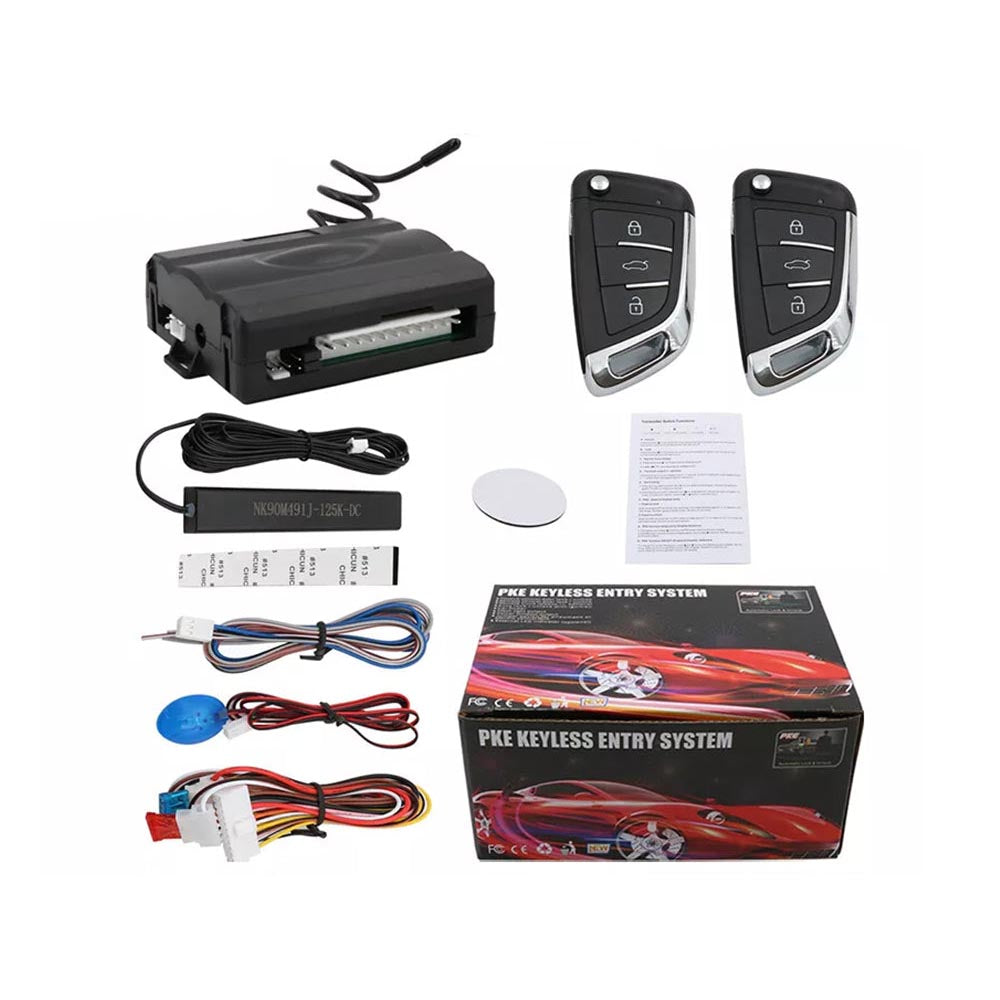 Car Keyless Entry Security System Remote Control Door Central Lock Locking Kit