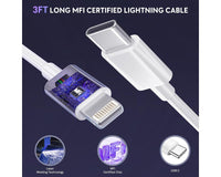 Thumbnail for 20W iPhone Fast Charger with USB-C to Lightning Cable