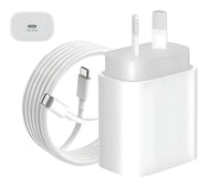 Thumbnail for 20W iPhone Fast Charger with USB-C to Lightning Cable