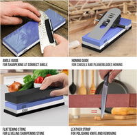 Thumbnail for Whetstone Sharpening Stones Kit