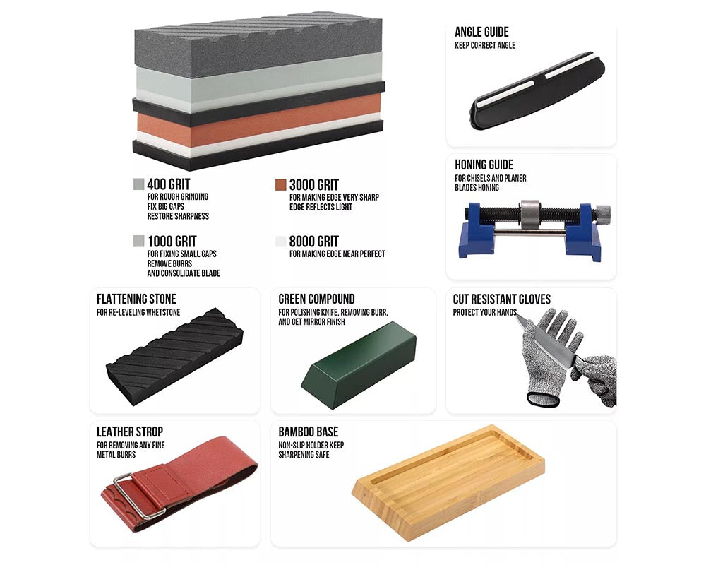 sharpening stone kit tools