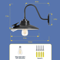 Thumbnail for Motion Sensor Solar Wall Light for Outdoor Safety