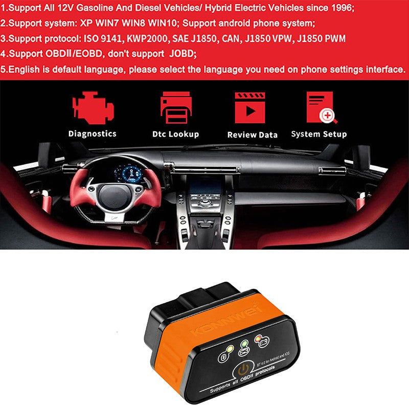 OBD2 scanner for hybrid cars