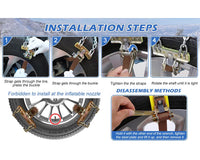 Thumbnail for 8pcs Car Tire Snow Chain