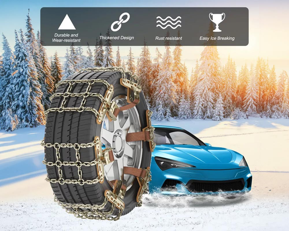 tire chains with carry bag