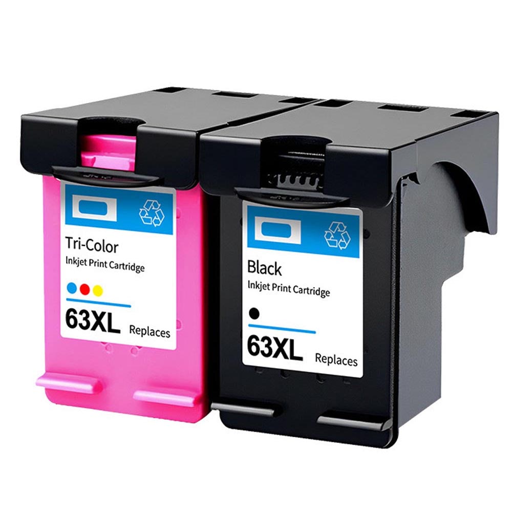 HP63 XLBK Compatible Ink Cartridge for HP Printer DeskJet 1110 1115 2130 2135