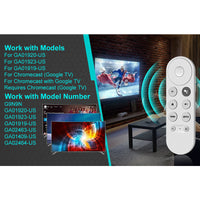 Thumbnail for Compatible Google Chromecast 4K TV Remote Control