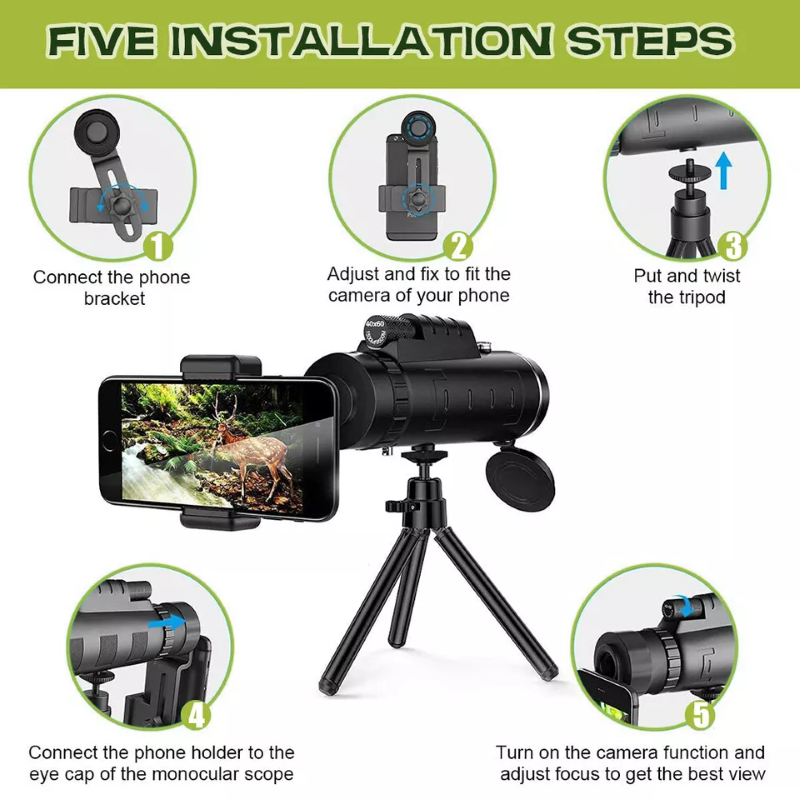 80X100 Monocular Telescope
