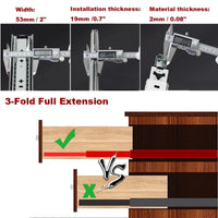 Thumbnail for 1100mm Drawer Slides Runner