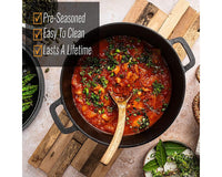 Thumbnail for Even heat cast iron cookware