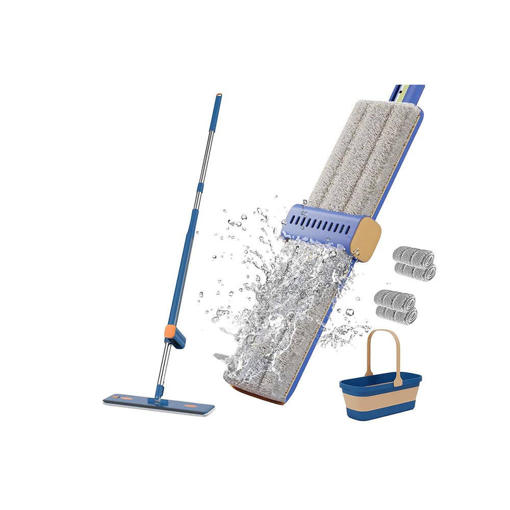 Large Flat Cleaning Mop Adjustable Cleaning Mop
