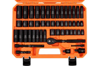 Thumbnail for HORUSDY 3/8inch Drive Impact Socket Set 50Piece